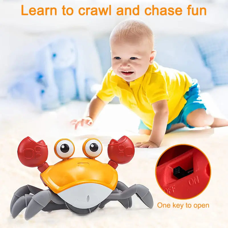 Sensing Crawling Crab Baby Toy